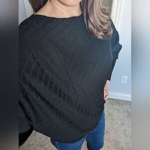 Kerisma black kimono sleeve sweater, sz Small